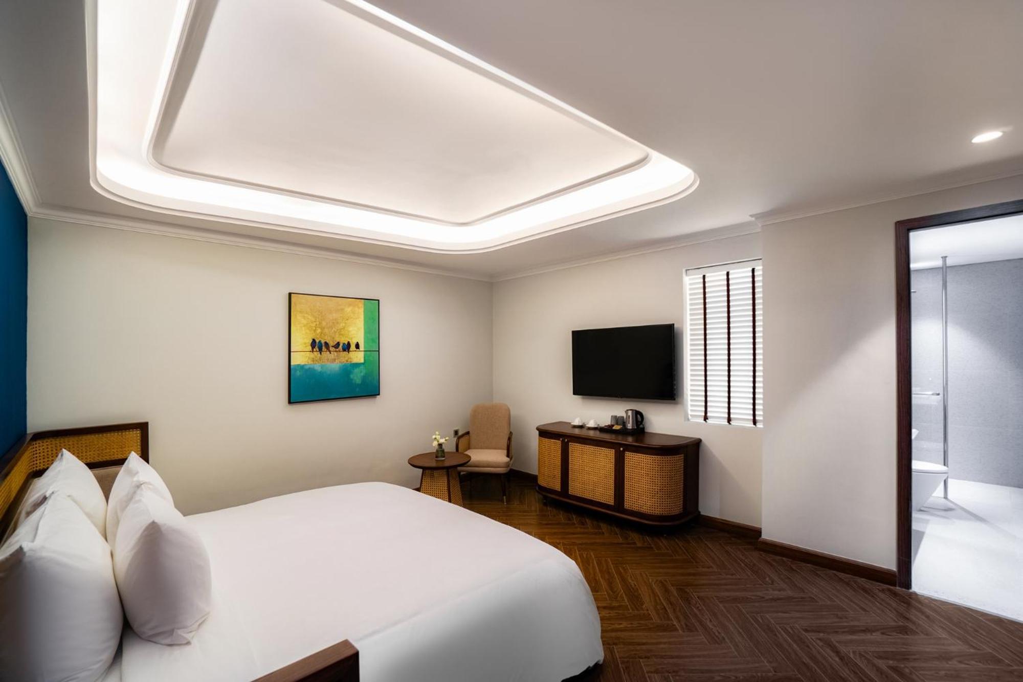 La Siesta Classic Hang Thung Hanoi Bagian luar foto A bedroom at the hotel
